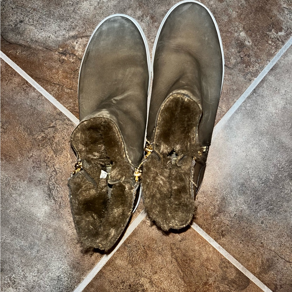 Waterproof j slides hunter green booties